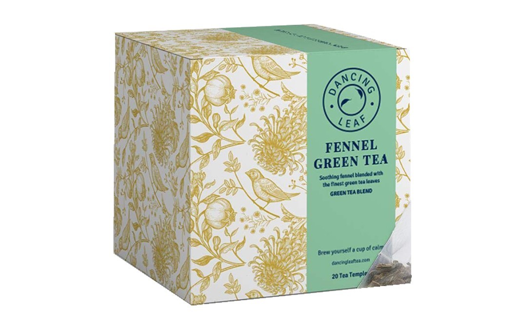 Dancing Leaf Fennel Green Tea    Box  20 pcs